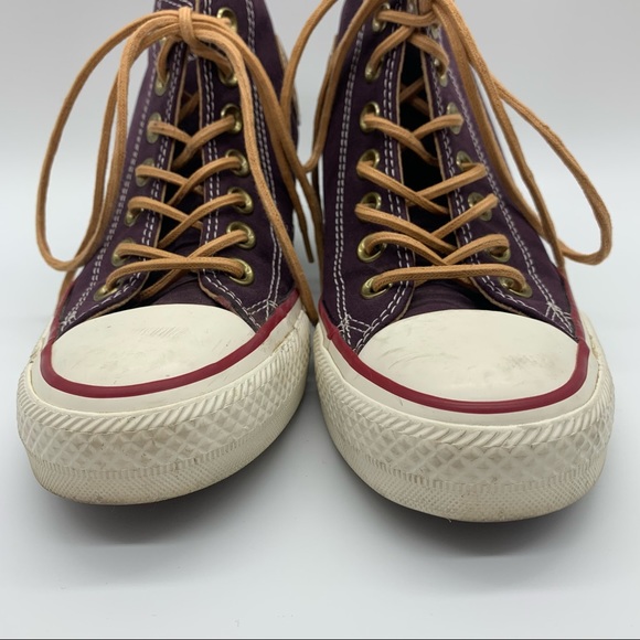 Converse Women's Sneakers in Dark Brown and Tan - Picture 8 of 15